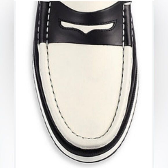 RAG & BONE Tanja two tone black and white Loafers. Size 39 - Picture 2 of 14